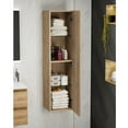 thumbnail image 2 of Ws Bath Collections Perla COL01.000 NO Perla 55-1/8" Engineered Wood Wall Mounted Linen, 2 of 4