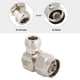 thumbnail image 5 of BR 2 uds 50ohm N macho a N hembra Adaptador de ángulo recto convertidor N conector BRI, 5 of 9