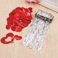 thumbnail image 3 of 100 piezas/juego de colgantes de globos con lentejuelas láser en forma de corazón rojo para el Día de San Valentín, decoración romántica para bodas, suministros para fiestas de cumpleaños, 3 of 5