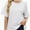 White, variant on Womens Tops Summer Short Sleeve T Shirt Casual Crew Neck Trendy Fitted Tshirt Trendy Clothes