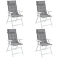 thumbnail image 3 of Cojines para silla VidaXL Highback, tela Oxford gris duradera, 3 of 8