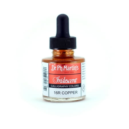 Dr. Ph. Martin's Iridescent Calligraphy Color, 1.0 oz, Copper (16R)
