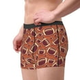 thumbnail image 3 of Wukai American Football1 Print Men’s Underwear Breathable Boxer Briefs,&nbsp;Moisture Wicking & Breathable-Medium, 3 of 7