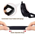 thumbnail image 4 of Gafas para perros, gafas de sol anti-UV para perros, gafas para mascotas con correas ajustables para gatos y perros pequeños - Negro, 4 of 5