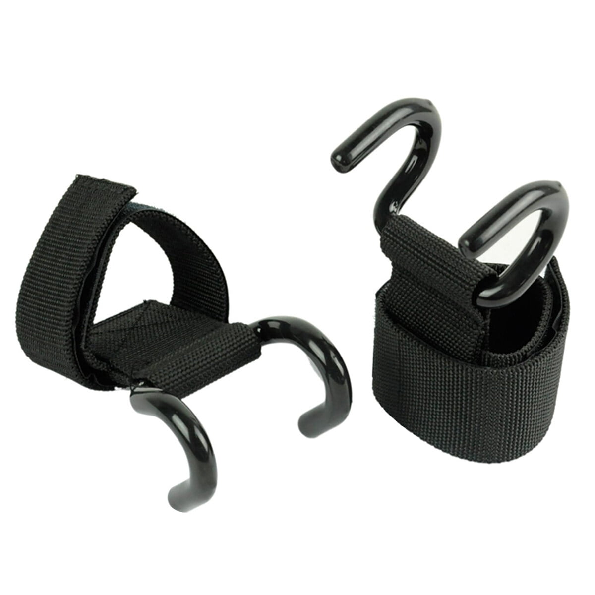 FESTFENDS Lifting Grip Wrist Straps Heavy Duty Adjustable Steel Black 3Pcs