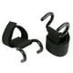 thumbnail image 4 of Par de levantamiento de pesas gimnasio entrenamiento gancho agarres correas guantes muñequeras (negro), 4 of 5