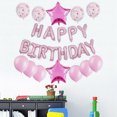 thumbnail image 2 of Birthday Aluminum Film Balloons Set Happy Birthday Party Star Balloons Decorations Props Kit, 2 of 9