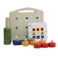 thumbnail image 4 of Juguetes de tornillos de madera Montessori con destornillador, juego cognitivo, coordinación mano-ojo, forma de Color, juguete que combina con regalos, 4 of 9