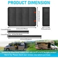 thumbnail image 3 of Magnetic RV Door Window Shade 25x16 Inch Foldable Blackout Cover Camper Blinds Accessories Black, 3 of 5