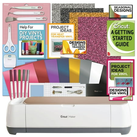 Cricut Maker Champagne Machine Bundle Tools Designs Guide