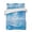 Sky Blue, variant on Blue Summer Beach Summer Quilt Set Full Size, Soft Microfiber Quilted Bedding Set with 2 Pillow Shams, Seaside Ocean Coastal Nautical Lightweight All Season Bedspread Coverlet for Bedroom 78"x90"