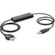 thumbnail image 1 of Cable conmutador con gancho electrónico Plantronics APU-76 para auriculares DECT y 900 MHz, 1 of 1