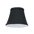 thumbnail image 5 of Aspen Creative 30275-5 Small Bell Shape Chandelier Clip-On Lamp Shade Set (5 Pack), Transitional Design in Black, 5" bottom width (3" x 5" x 4" ), 5 of 6