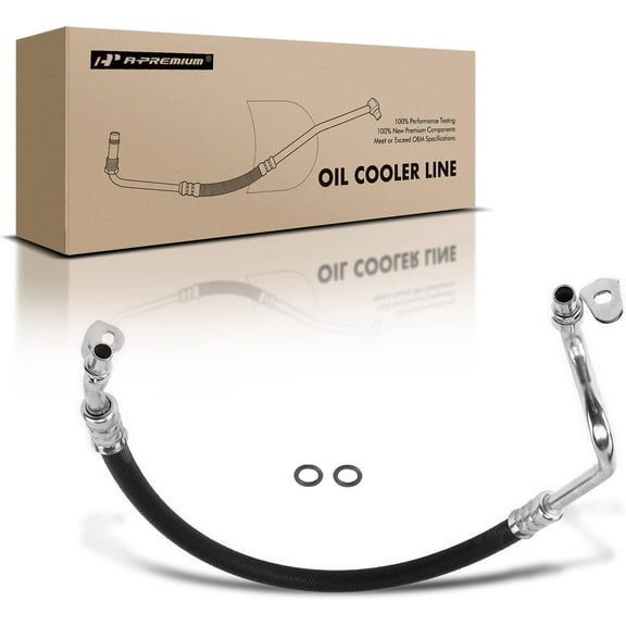 A-Premium Outlet Engine Oil Cooler Line Hose Assembly Compatible with Saab 9-5 1999-2009 L4 2.3L