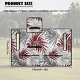 thumbnail image 5 of Psesaysky Golf Cart Seat Covers Universal Golf Cart Seat Blanket with 4 Pockets and Handle Fit for EZGO TXT RXV/Club Car DS Precedent Front Seats 2-Person Seats, Red Tropical Palm Leaves, 5 of 8