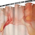 thumbnail image 4 of Colorful Marble Shower Curtain, Abstract Jade Texture Gold Stripes Ombre Shower Curtain, Modern Ink Art Decor Waterproof Fabric Shower Curtain for Bathroom Set with 12 Hooks, 72 X 84, 4 of 4