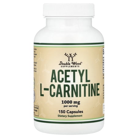 Double Wood Supplements Acetyl L-Carnitine, 150 Capsules (500 mg per Capsule)