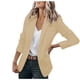 thumbnail image 1 of Blazer Chaquetas Para Mujer Blazers Color Sólido Botón Bolsillo Recreativo Manga Larga Traje Abrigo Tops Odeerbi ODB132372, 1 of 4