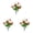 A, variant on 3 Bouquets Artificial Cemetery Flowers for Graves - Realistic Memorial Day Wildflower Bouquet, UV Resistant Silk Floral Arrangements for Headstones, Tombstones, Outdoor Grave Decorations