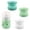 White+Green+Blue, variant on Philips Avent Silicone Sleeves Anti Breakage for Natural Glass Baby Bottles 3 Pack