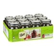 thumbnail image 2 of Ball Regular Mouth Canning Jar 1 Pt. 12 Pk, 2 of 4