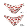 thumbnail image 5 of KLL Amanita Red Mushroom Dog Bandanas,Triangle Reversible Pet Scarf for Small Medium Large and Extra Large Dogs-Small, 5 of 7