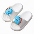 thumbnail image 3 of TOWED22 Kids slides, Girls Slides Non-slip Summer Beach Pool Shoes Toddler Cartoon Slide Sandals Indoor& Outdoor Garden Slippers Shower Shoes(Beige,2), 3 of 7