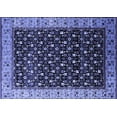 thumbnail image 1 of Ahgly Company Indoor Rectangle Oriental Blue Industrial Area Rugs, 3' x 5', 1 of 4