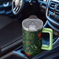 thumbnail image 4 of 40oz Christmas Cup with Lid and Straw, Red Reindeer Stainless Steel Insulated Tumbler Gifts, 4 of 4