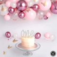 thumbnail image 3 of Sweet Baby Co. Girl Butterfly Baby Shower Decorations for Girl Party Decoration with Pink and Purple Mauve, Rose Gold Balloons Arch Garland Kit, Banne, 3 of 4