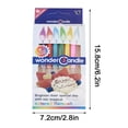 thumbnail image 3 of Dvkptbk Flame Candle Birthday Candle 6Pcs Party Festival Colorful Flames Amazing Multicolor Candles and Holders Home Decor, 3 of 9