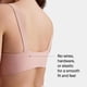 thumbnail image 3 of Calcetería Bra SPANX sin forro con soporte inalámbrico, color rosa vintage, XL, 3 of 7