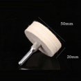 thumbnail image 5 of Compressed Wool Felt Wheels Buffer Pads Felt Polishing Wheel Disc Abrasive Tool for Jewelry Processing, Jades Processing, 5 of 5