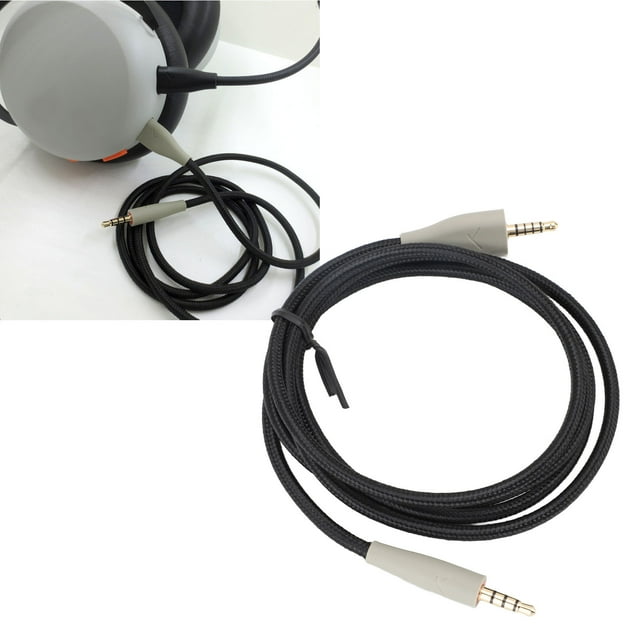 Headset Cable 3.5mm Replacement Headphone Replacement Cord for MMX 100 Headset, 1.2m / 3.94ft