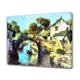 thumbnail image 1 of Póster de paisaje de aldea acuática de Jiangnan, pintura decorativa, lienzo, arte de pared, carteles para sala de estar, pintura para dormitorio, estilo marco, 12 x 18 pulgadas (30 x 45 cm), 1 of 8