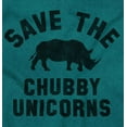 thumbnail image 2 of Save The Chubby Unicorns Fantasy Women's T Shirt Ladies Tee Brisco Brands S, 2 of 6