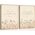 thumbnail image 1 of Decoración de Pared libitea 2 piezas Impresiones Florales Cristianas de la Biblia 41x30 cm, 1 of 1