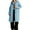 Light Blue, variant on SwiftWear Women's Long Hooded Coat Oversized Button Front Jacket with Pockets,Winter Outerwear for Casual Wear