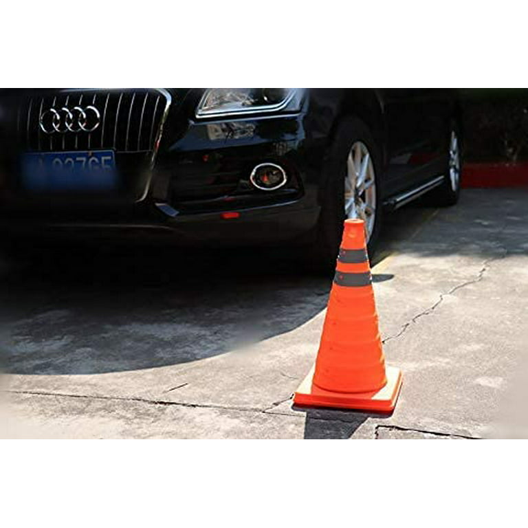 Generic 18 inch Collapsible Traffic Cones, Safety Cones with