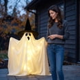 thumbnail image 4 of Halloween Decorations Ghost 31.5 In Light Up Standing Ghost Decoration, Halloween Outdoor Yard Porch Decor, LED Garden Display, Seasonal Party Accent, 4 of 7