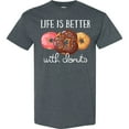 thumbnail image 3 of Inktastic Life is Better with Donuts T-Shirt, 3 of 5