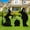 B, variant on HHBEAUTY Scary Witches Halloween Metal Yard Art Plugin, Witch Silhouette Halloween Stakes Set of 3 Metal Yard Stakes with Cauldron for Spooky Garden Decorations
