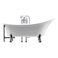 thumbnail image 3 of Dorya 69" Freestanding Tub With Faucet, 3 of 6