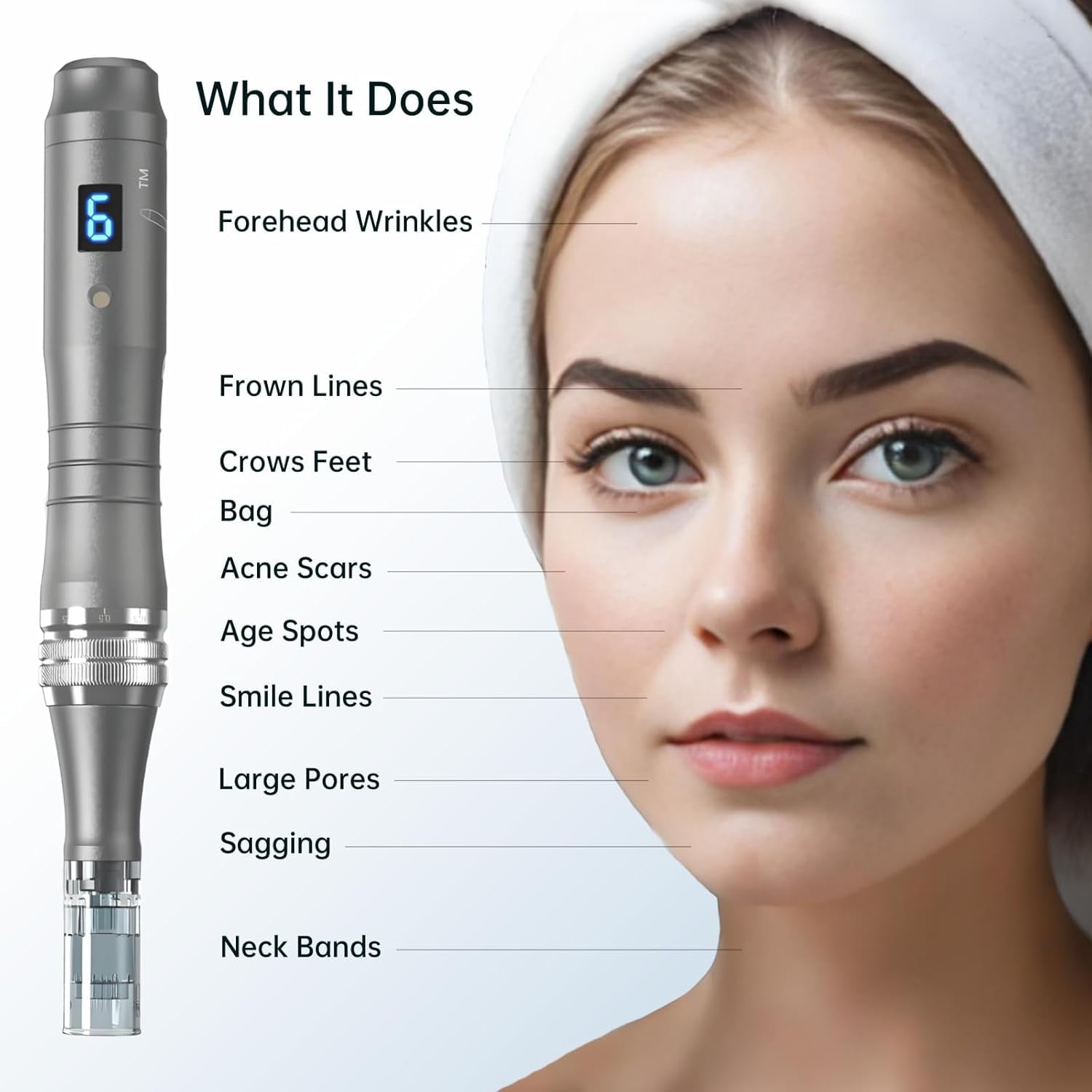 Dr.-Pen Electric M8 Dermapen Pen, Wireless Tool Auto Pen Care Tool