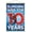 Premium Print and Beechwood Hanger Bundle, variant on Marvel Spider-Man - Happy 10th Birthday Wall Poster with Wooden Magnetic Frame, 22.375" x 34"