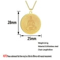 thumbnail image 5 of Medicine Buddha Peace Stainless Steel Pendant Charm Believe Jewelry Couple Gift, 5 of 5