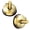 Gold, variant on Set Of 2 Strong Suction Cup Hooks Waterproof Wall Mounted Hooks for Bathroom