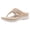 Khaki, variant on NOKIO Clearence Women’s Clip-Toe Lattice Sandals Summer Wedge Slides with Round Toe Design Thick Non-Slip Sole Breathable Cushioning Casual Outdoor Footwear