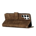 thumbnail image 5 of Nalacover Retro Wallet Case for Samsung Galaxy S22 Ultra, Premium PU Leather Shockproof Case with Card Slots Holder Kickstand Magnetic Clasp Phone Cover Vintage Design Wrist Strap Flip Case,Brown, 5 of 8