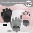 thumbnail image 4 of 1 medio dedo protección de silicona líquida fitness transpirable engrosada almohadilla de la palma resistente al desgaste antideslizante dedo de rocío MFZFUKR BST3058076-1, 4 of 5